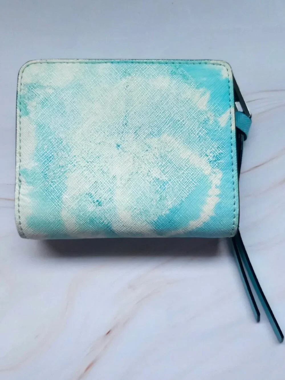 The Marc Jacobs Leather Tie Dye Snapshot Bifold  Compact Wallet